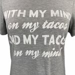 Zoe & Liv Gray Taco Graphic Tee Photo 2