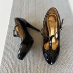 Vintage Merona Collection Black Patent Suede High Heels Pumps Sz 7 Photo 1