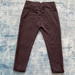 NWT! Just West Art Finish Dark Gray Pink Pinstripe Crop Pants Italian 44 / US 8 Photo 2