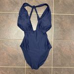 Summersalt The Plunge One Piece Swimsuit Bathing Suit Navy Blue 12 Photo 10
