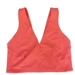 Free People V-Neck Sports Bra NWOT Size Small Orange Photo 0