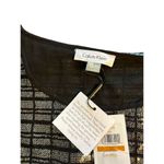 Calvin Klein Women's 3XL Black & Silver Sequin Party Blouse Photo 4