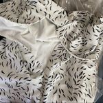 Acler Jasper Mini Dress Monochrome Swirl Black White US 10 NWT Photo 8