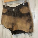 Denizen from Levi's Levis Vintage Button Fly High Rise Cut Off Custom Shorts- Black Size 13 Photo 1