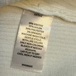 Abound  Womens Medium White Ribbed Square Neck Nylon Crop Top Basic Stretch Yoga Photo 6