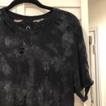 Urban Outfitters Distressed Black Tie Dye Tee Photo 2