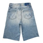 NWT Mother Superior Undercover Knee Fray Short in The Other Side Denim Shorts 27 Blue Photo 10