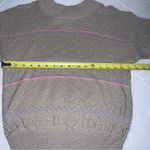 Cristin Stevens Vintage 1970’s 1980's Short Sleeve Texture Knit Sweater Purple Size M Photo 2