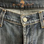 7 For All Mankind Women's Bootcut Jeans Size 27 Dark Blue Denim Photo 3