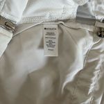 Athleta  Packable White Perforated Windbreaker Rain Hooded Jacket - Size Small Photo 14