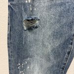 CAbi  100% BF Boyfriend Jeans Women's Sz 2 Mid Rise Distressed Blue Denim #5884‎ Photo 5