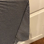 Soft Surroundings  Black and White Striped Tunic Short Sleeve‎ size XS Photo 2