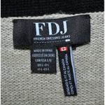 French Dressing Jeans Gray Black Color Block Hooded Long Cardigan Sweater Size L Size L Photo 10