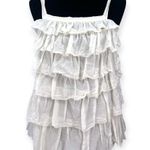 Joie  | L | Silk Blend Tired Ruffle Sleeveless Tank Top Blouse Frilly Photo 1