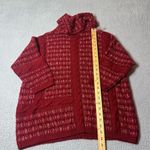 Lucky Brand  Sweater Womens S‎ Red Cowl Neck 3/4 Sleeve Pullover Sweater NEW Photo 2