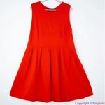 Hutch  Anthropologie‎ Bow Back Tomato Red Dress, 1X Photo 2