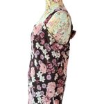 Mlle Gabrielle Vtg Floral Slip Dress Sz 12 Pink Burgundy Midi Y2K Whimsigoth Photo 5