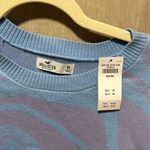Hollister Nwt  oversized blue and purple marbled sweater Photo 1