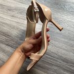 Vince Camuto Neutral Patent Leather Sandal Heels Classy Size 9.5 Photo 4