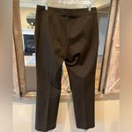 CHAPS  Dark Brown Dress Pants Cotton Office Womens 10 Petite Photo 3