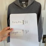 Akris Punto  gray cowl neck zipper side pullover size US8 Photo 8