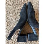 Lucky Brand LK-JOCINA 2 Classic Black Suede Leather Laser Cut Slingback Shoes 6 Photo 4