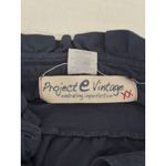 Projecte Vintage Ruffle Neck Dress Sleeveless Casual Cute Summer Medium Blue Photo 4