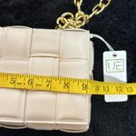 Urban Expression Urban Cream Colored Weaved Bag Use as Satchel or Crossbody Photo 7