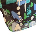 De Loreta Josefa maxi trapeze dress in Arcilla Azul print with balloon sleeves Size undefined Photo 8