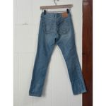 True Religion  Cameron Slim Boyfriend Jeans Distressed Purple Mesh Denim Size 24 Photo 6