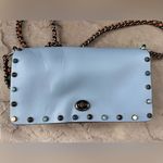 Coach  1941 Dinky With Rivets Glovetanned Leather Light Blue Crossbody. Photo 6