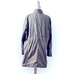 Eileen Fisher Y2K trench coat - windbreaker -raincoat with hidden hood Sz XL Photo 1
