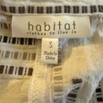 Habitat  Clothes to Live In Women’s Sz Small Button Down Blouse Top Collar Photo 2