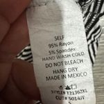 White Birch  Striped Tank Top with White Embroidered Lace Detail Women Sz Small Photo 8