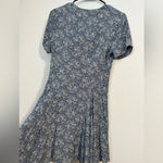 Laura Ashley Vintage 80s floral cottagecore mini dress viscose Photo 7