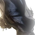 Victoria's Secret Limited Edition Black Faux Leather Boho Fringe Backpack NWOT Photo 8