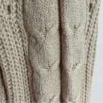 Pink Rose Women’s  Light Weight Long Sleeve Knit Sweater Tan Size Small Cream Photo 3