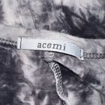 Acemi  Dress Womens Medium Blue Gray Tie Dye Short Sleeve T-shirt Pullover Casual Photo 4