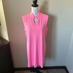 Lulus Lulu-B Womens Athletic Dress Pink Heart Print Golf Tennis Colorful Xlarge Photo 1