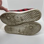 None Buffalo Plaid Sneakers Slip On Style size 7 Photo 7