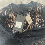 Stylestalker  Vivid Long Sleeve Crop Lace Top Sapphire Photo 10