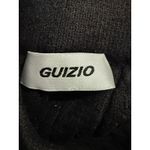 GUIZIO Knit Flare Pants Womens Small Black Drawstring Lounge Knitwear Photo 3
