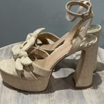 Antonio Melani  Bindi Raffia Bow Platform Bow Sandals  size 9M New with tags Photo 0