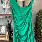 Self Portrait SELF-PORTRAIT Ruched Minidress Green Size 4 Photo 5