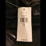 Banana Republic NWT  LuxeSpun Puff-Sleeve T-Shirt. Black. Small Photo 3