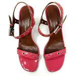 Donald Pliner DONALD J PLINER pink patent leather biker chic heels, made in Italy, Size 9 Photo 1