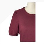 Gal Meets Glam Gal Meets Glam Dress Women 4 Burgundy Kristen Ribbed Knit Fit and Flare Mini Photo 7