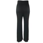Princess Polly Black Ribbed Knit High Waisted Straight Trouser Pants Size S/M Photo 2