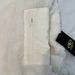 Athletic Works NWT  size large off white fuzzy high neck pullover 2 front pockets Photo 6