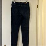 Judy Blue  Skinny Dark Blue Jeans with Contrasting Stitching Photo 3